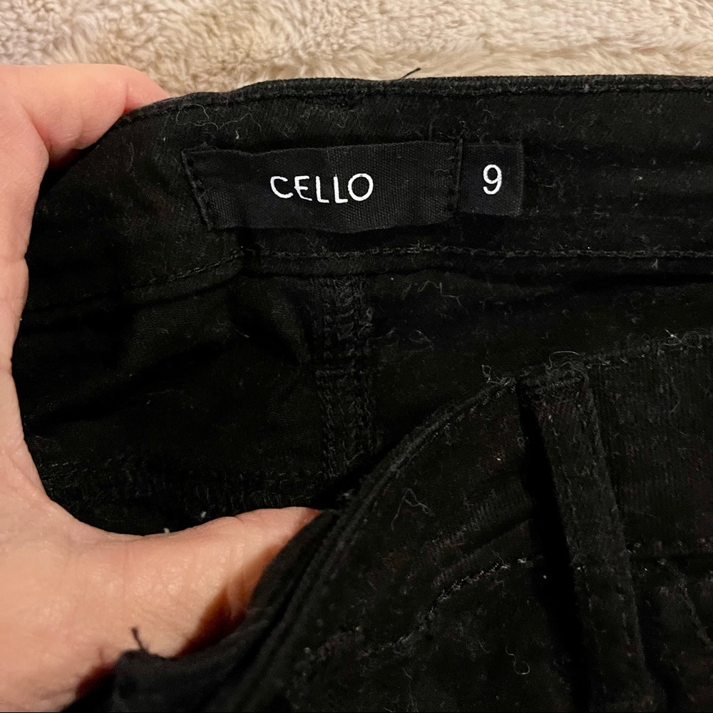 Cello Black Denim Tattered Jeans